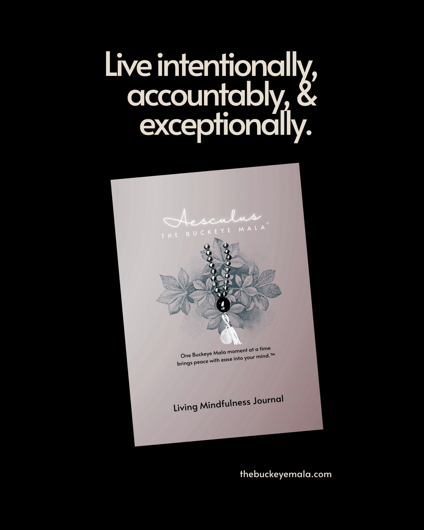 Aesculus The Buckeye Mala® Living Mindfulness Journal