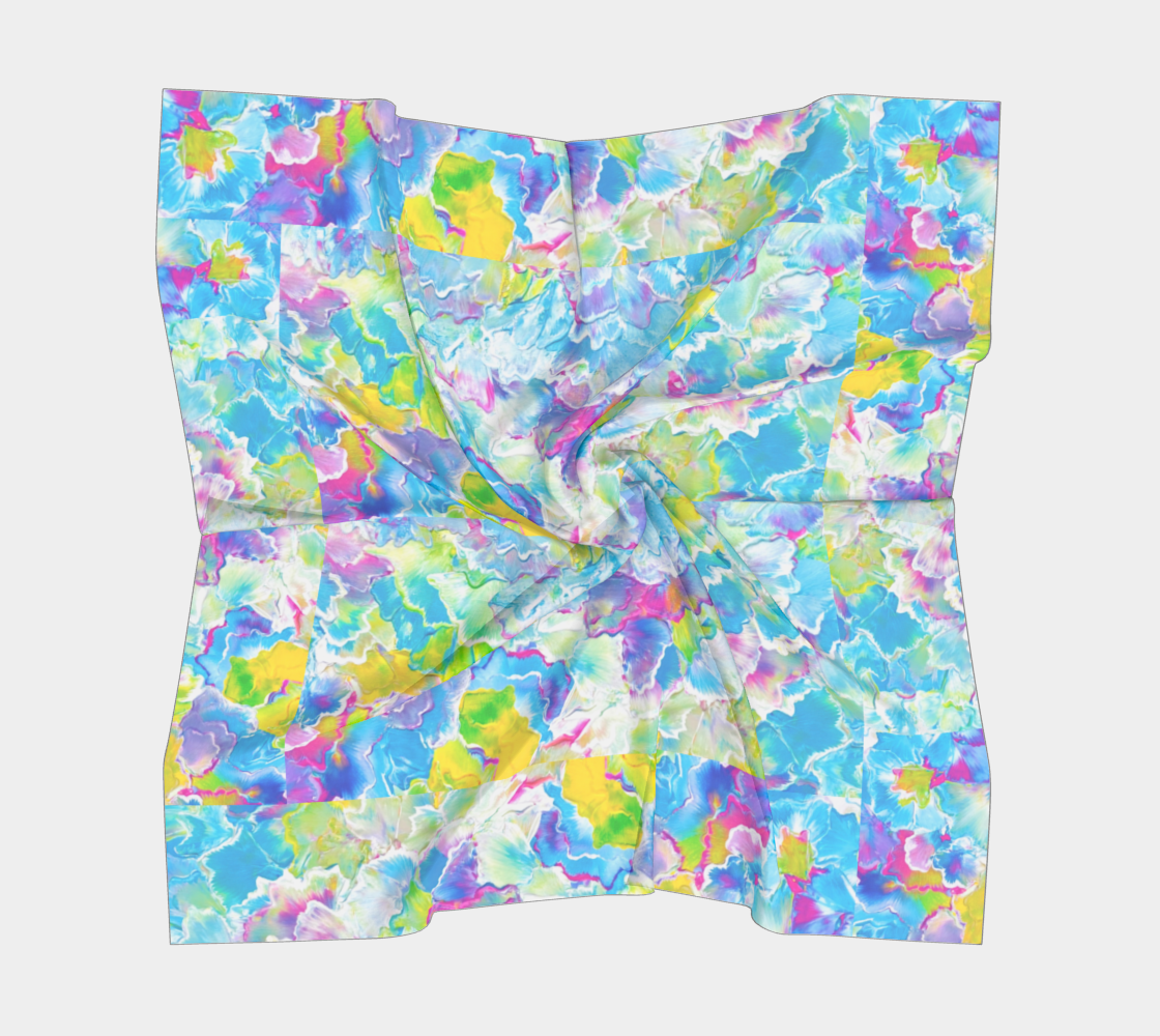 South Florida Winter 100% Silk Scarf