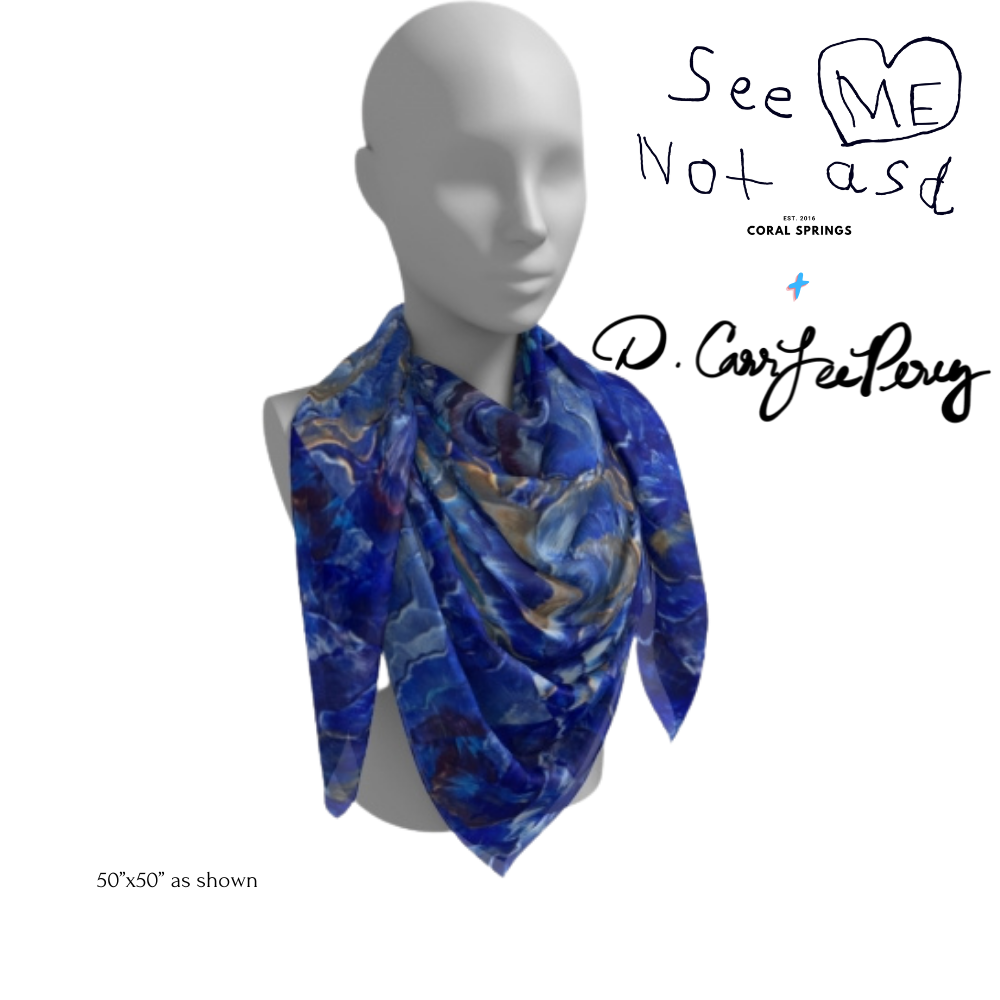 Winter 100% Silk Scarf