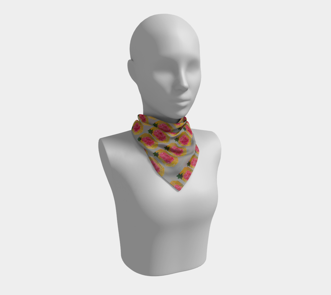 Block “O” Art 100% Silk Scarf