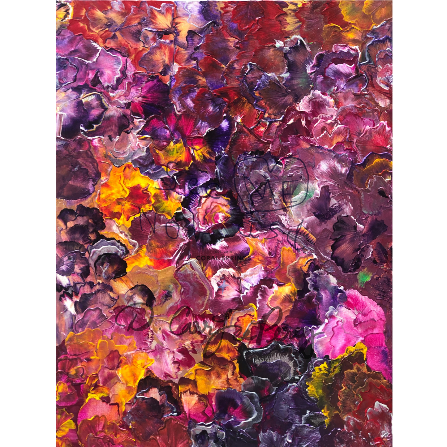 “Fall” - Original Painting by D.CarrLeePerez