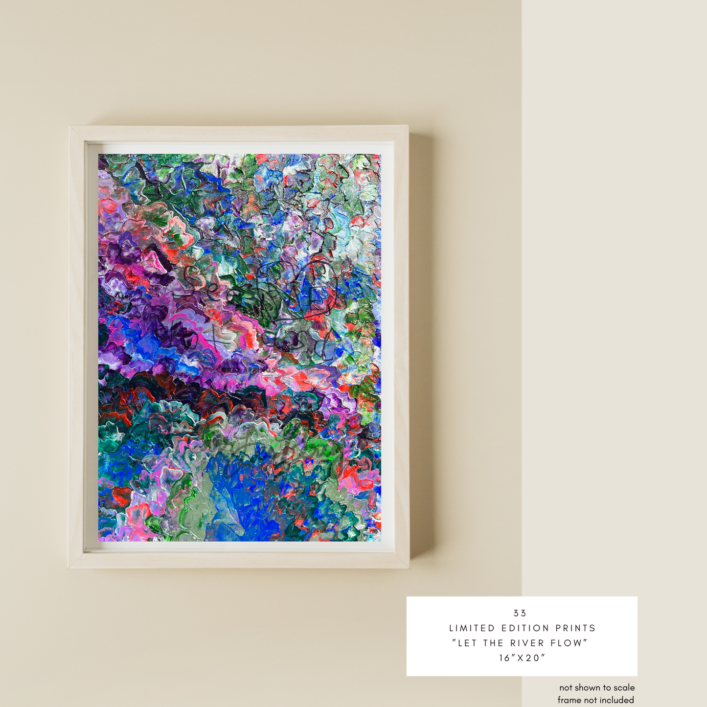 “Let the River Flow” 33 Limited Edition Prints (16”x20”)