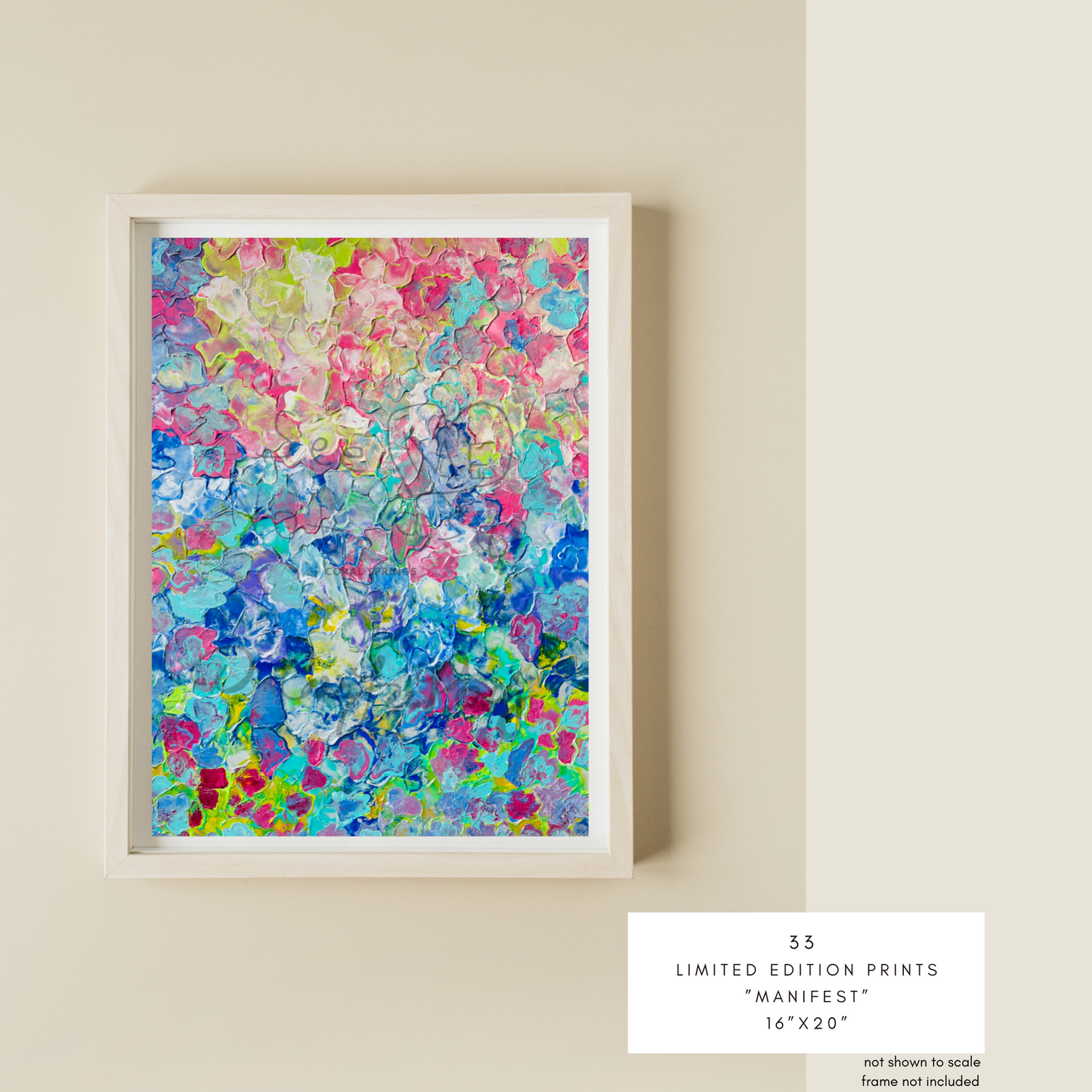 “Manifest” 33 Limited Edition Prints (16”x20”)