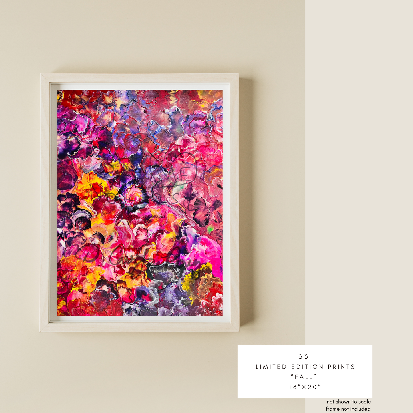 “Fall” 33 Limited Edition Prints (16”x20”)