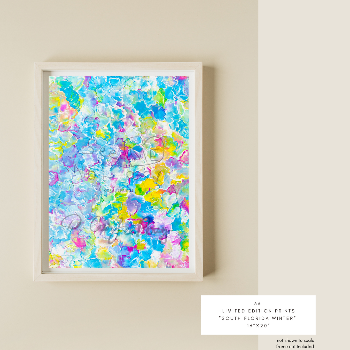 “South Florida Winter” 33 Limited Edition Prints (16”x20”)