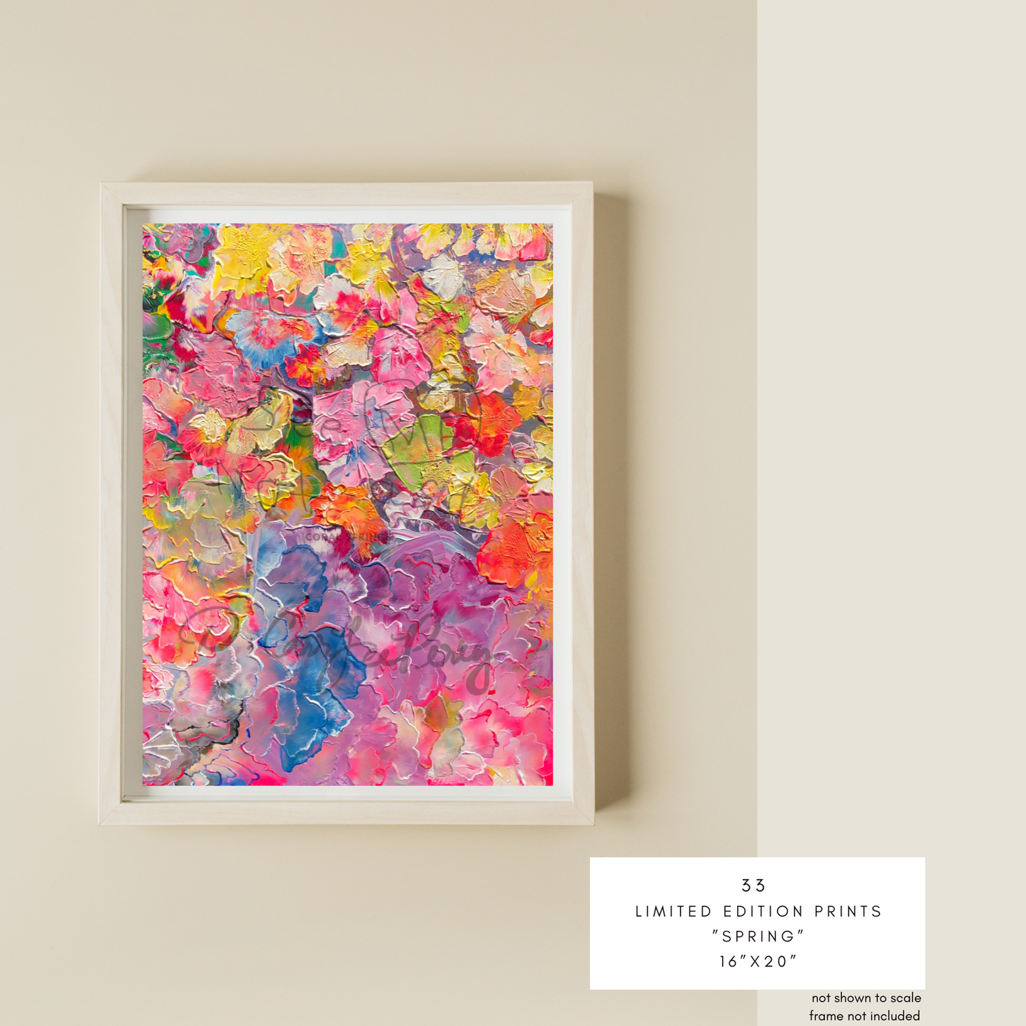 “Spring” 33 Limited Edition Prints (16”x20”)