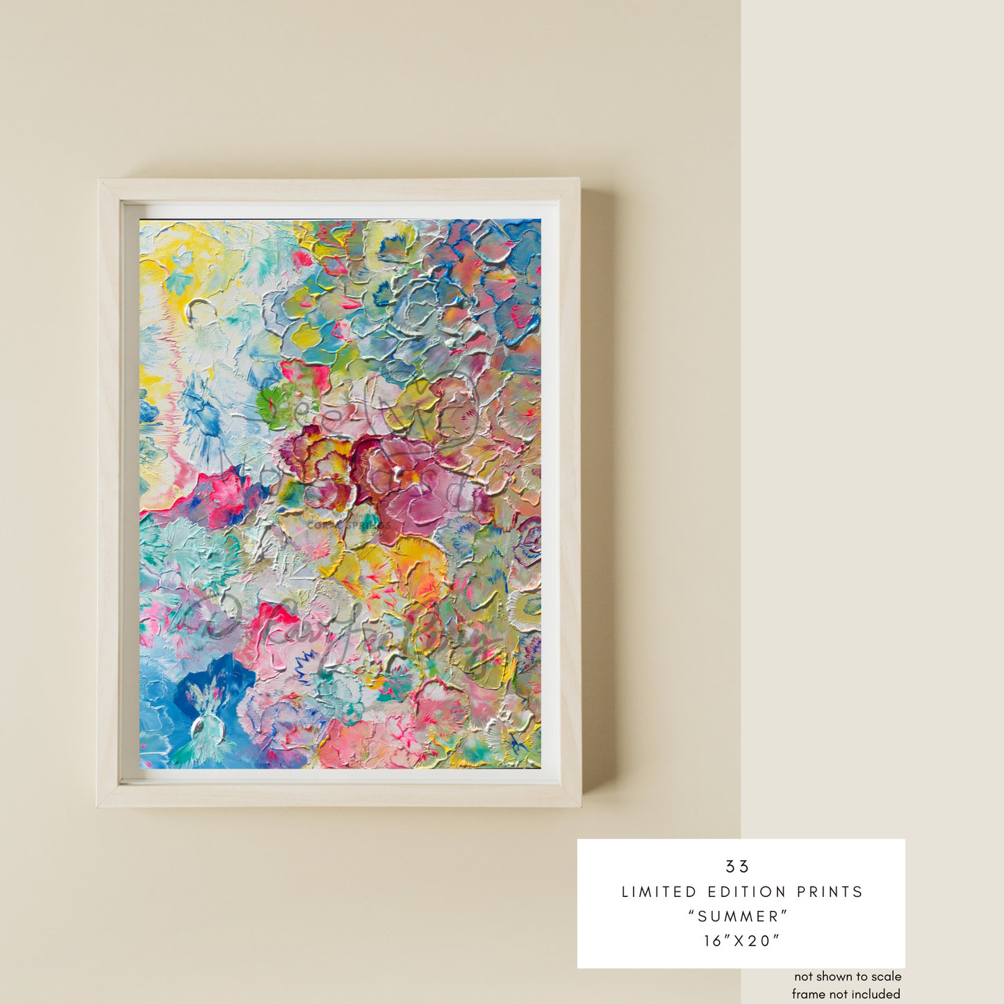 “Summer” 33 Limited Edition Prints (16”x20”)