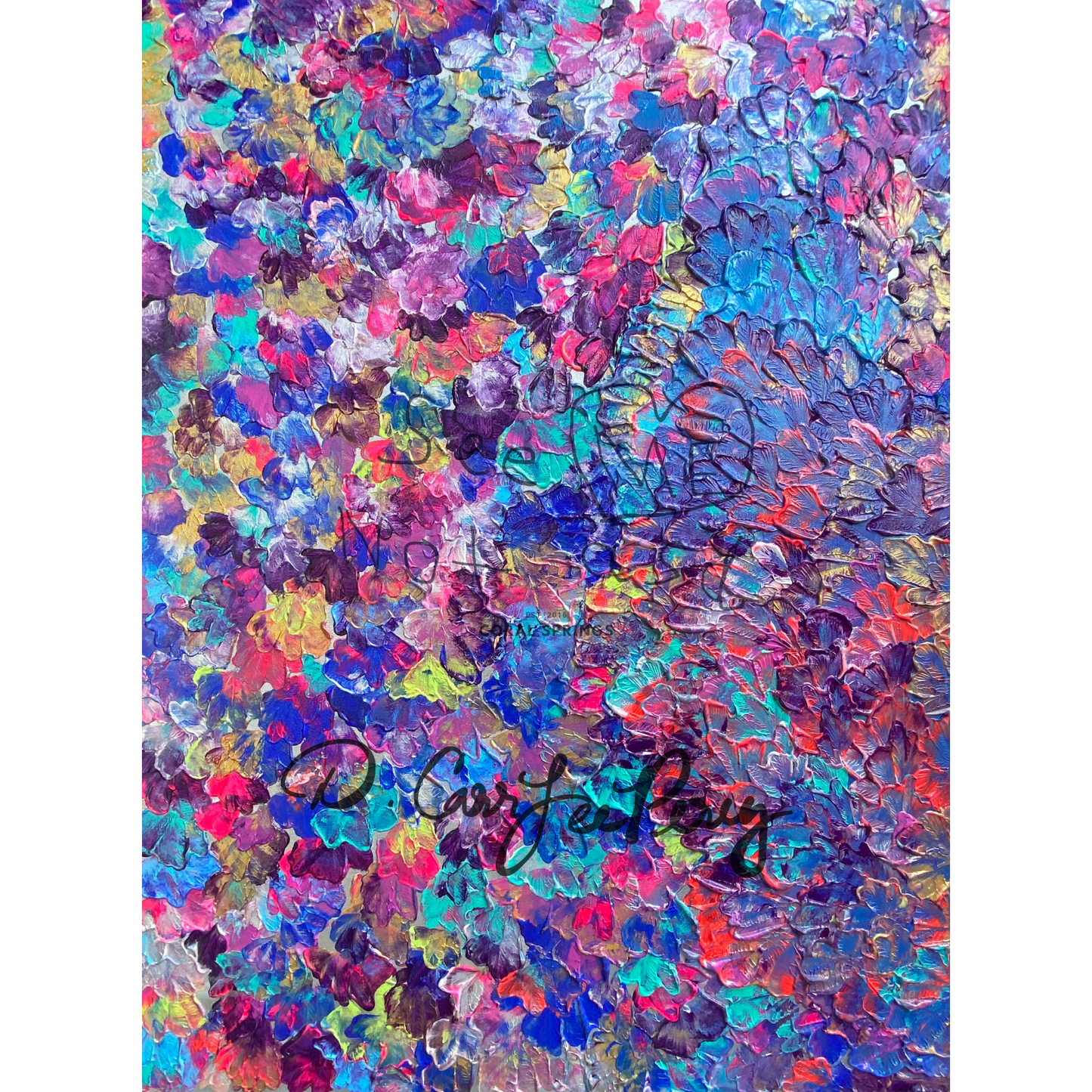 “Under Water” - Original Painting by D.CarrLeePerez