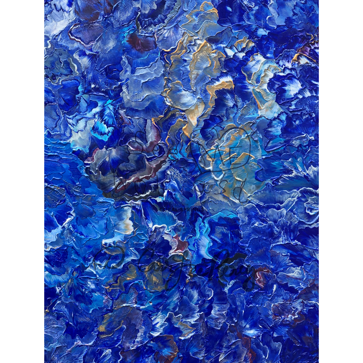 “Winter” - Original Painting by D.CarrLeePerez