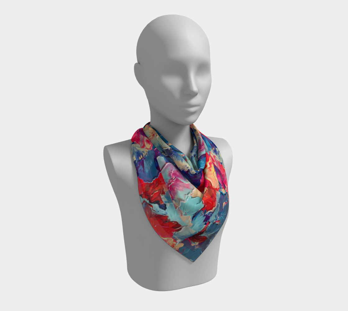 Unexpected Passion 100% Silk Scarf
