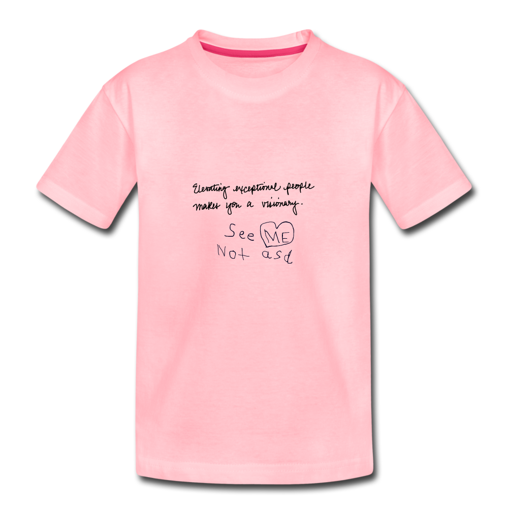 See ME Not asd Kids' Premium T-Shirt - pink