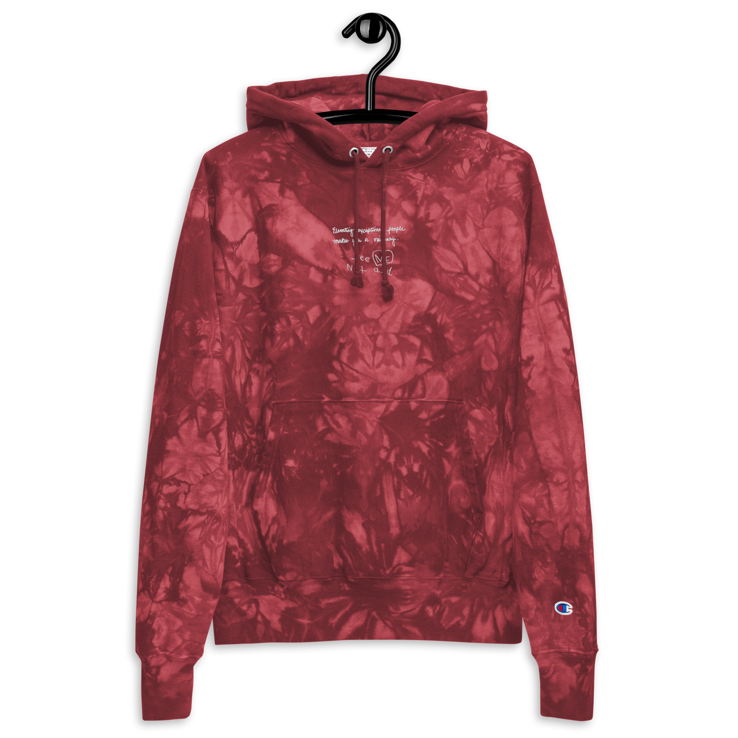 Script Exceptional- Unisex Champion Tie-Dye Hoodie