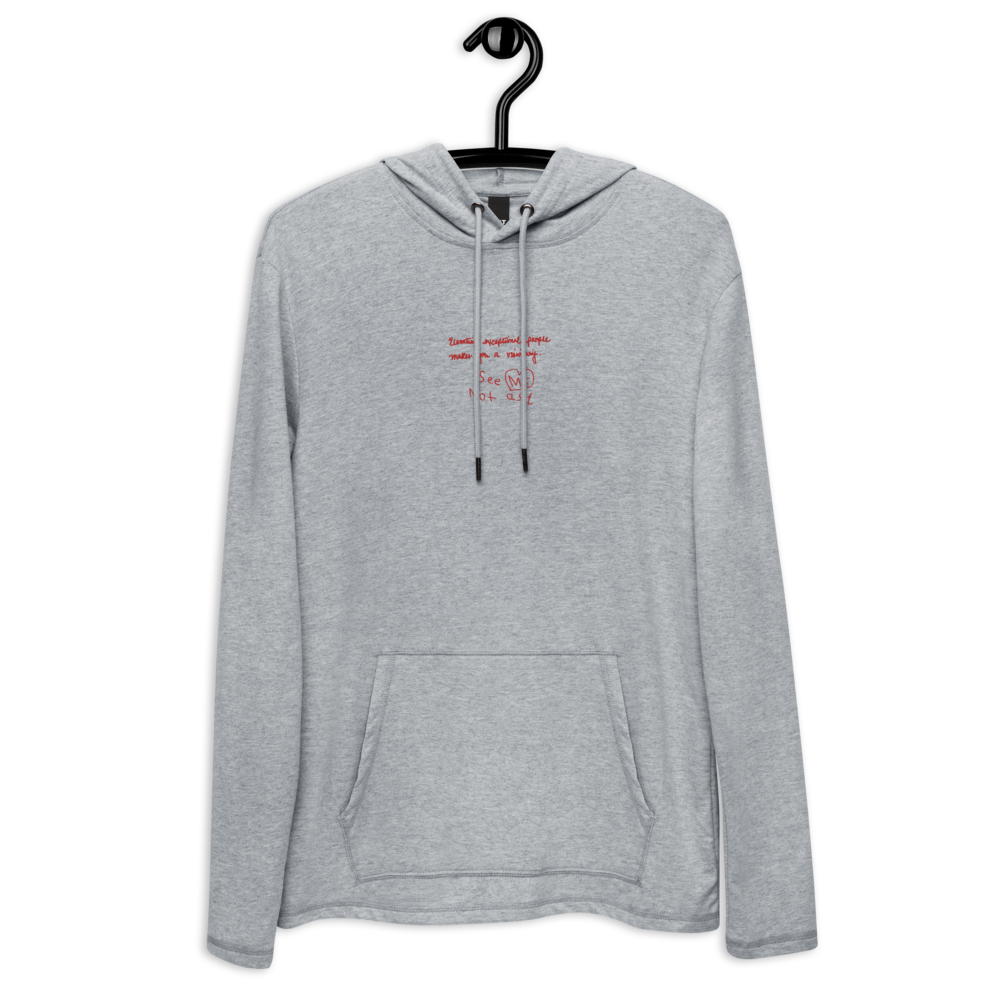Script Exceptional-Unisex Lightweight Hoodie
