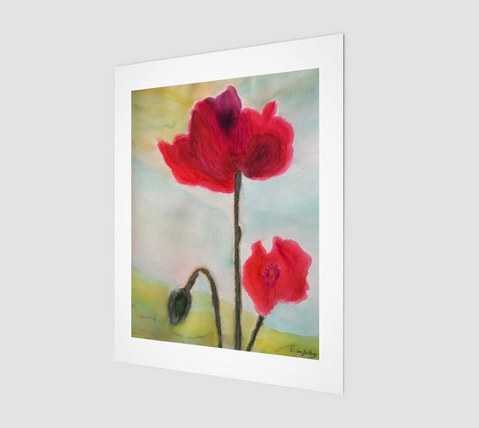 "Poppy Forever" 33 Limited Edition Prints (11”x14”)