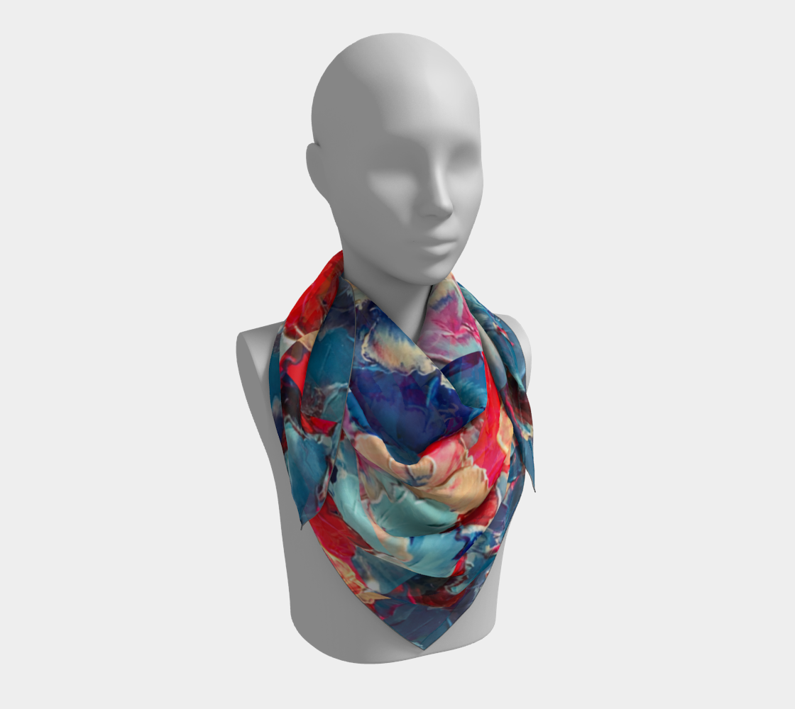 Unexpected Passion 100% Silk Scarf