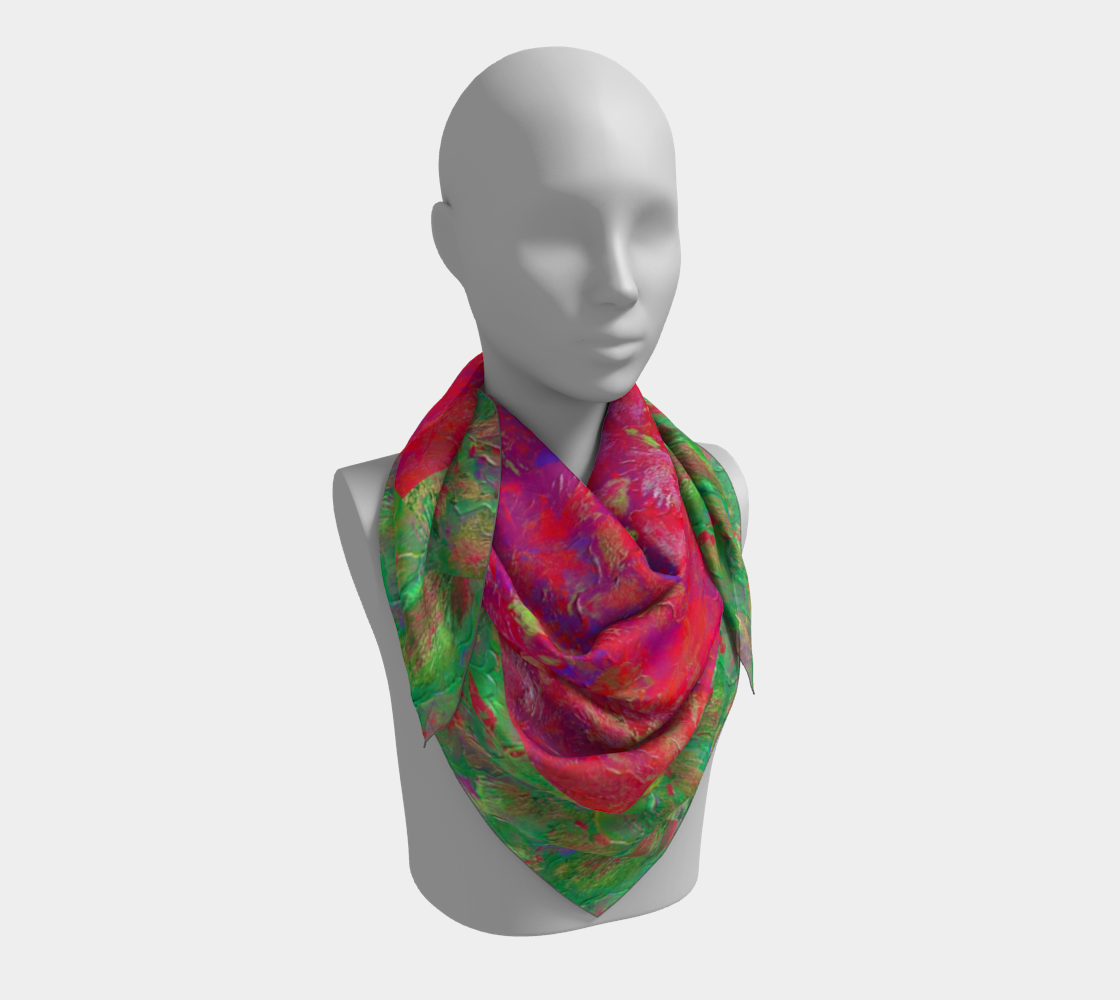 Earthly Spring by Heaven’s Design 100% Silk Scarf