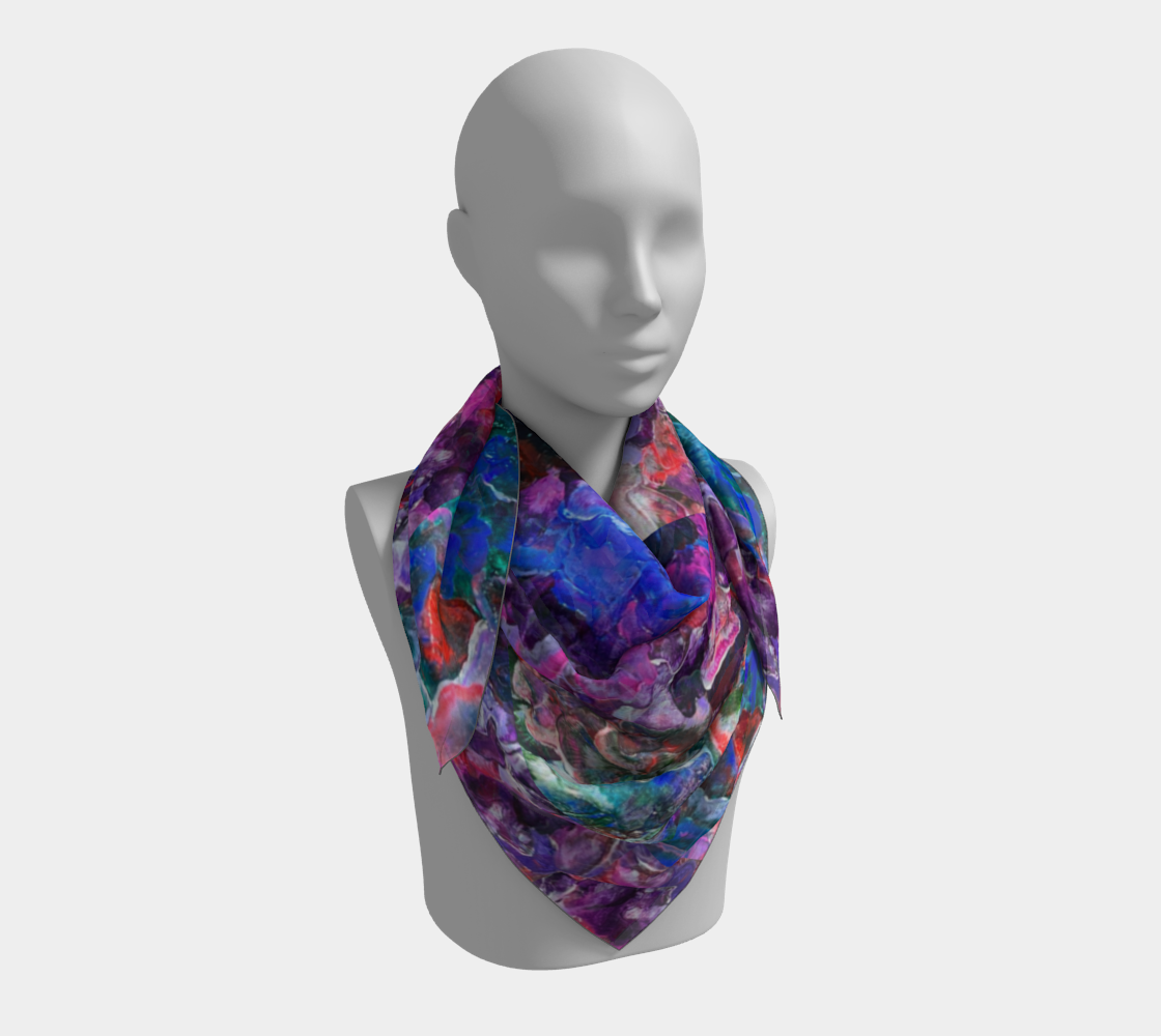 Let the River Flow 100% Silk Scarf