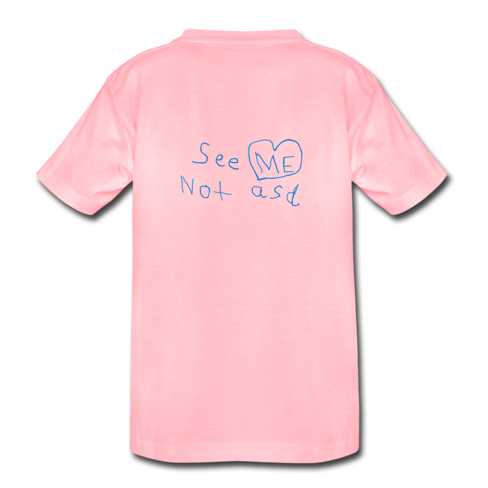 See ME Not asd Kids' Premium T-Shirt - pink